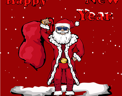 Snta Claus Happy New Year