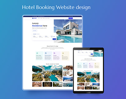 Hotel Booking website design