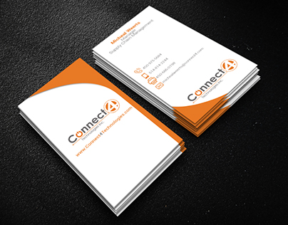 Business Card For Connect4Tech (99design Conest)
