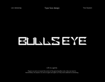Bulls eye - Typeface