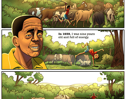 Elder stories Comic Project: Mzee Edward’s story