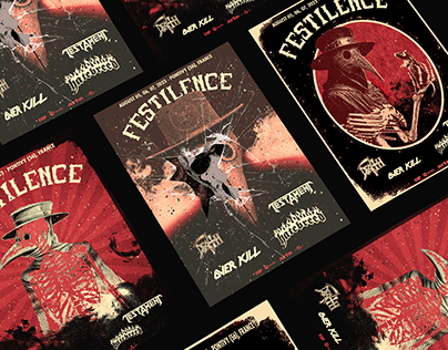 Festilence | Metal music festival | School project
