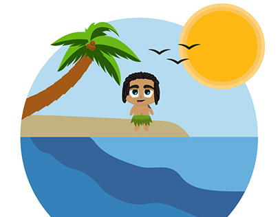 Hawaii Man - character animation