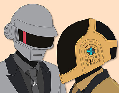 Daft Punk Ilustración