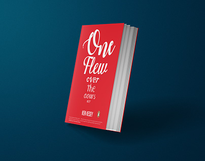 Typographic Book Cover: One flew over the cuckoo's nest