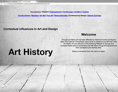 Unit 5 Contextual Influences in Art and Design - Web
