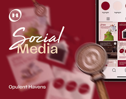Miniatura progetto - Opulent Havens | Social media design