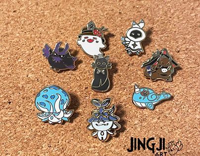 Small Genshin pins