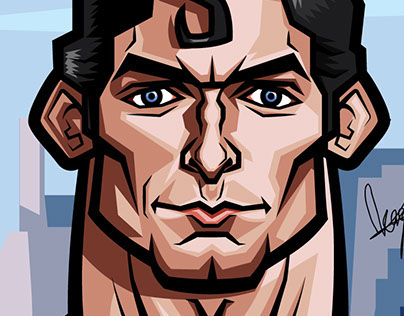 The Supeman, Christopher Reeve Caricature