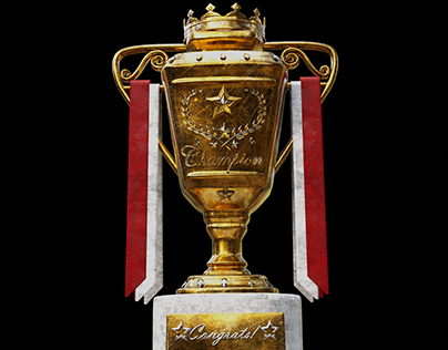 3D Royal trophy concept