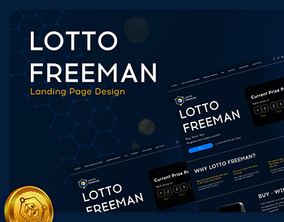 Lotto Freeman | Landing Page Design