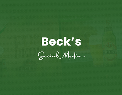 Social Media | Beck's Projeto de estudo @JadsonSales