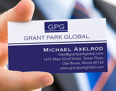 Mock Business Card and Stationery Design for GPG