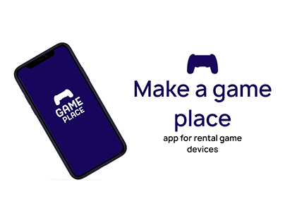 App "Game place" for rental game devices