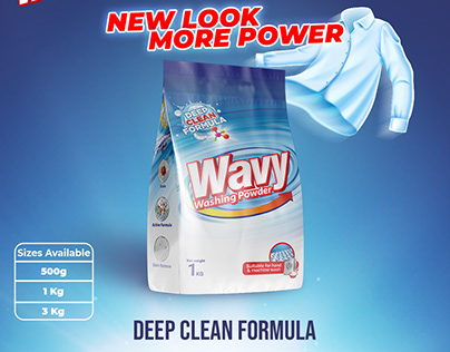 Wavy Detergent Powder