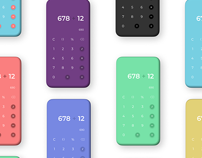 Mobile Style Calculator Design