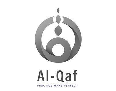Al-Qaf aarabic logo design concept