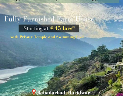 Fully Furnished Farm House with Temple in Haridwar