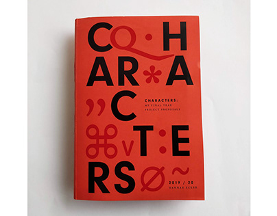 Typography - Characters booklet