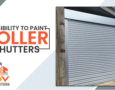Paint the roller shutter at home