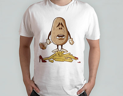 sad potato t-shirt