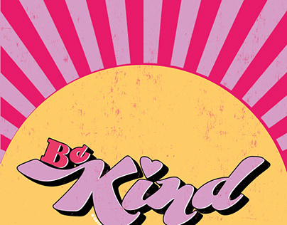 Be Kind Typography Piece