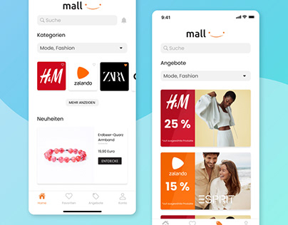 Mall - Shoppen mit einer App