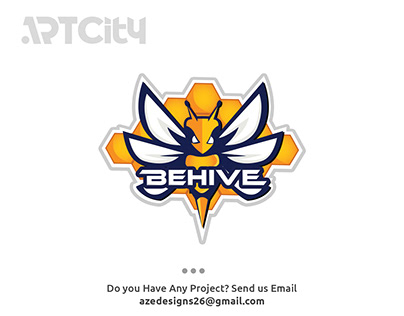 Behive Mascot Logo