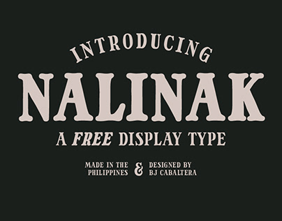Nalinak (FREE Typeface)