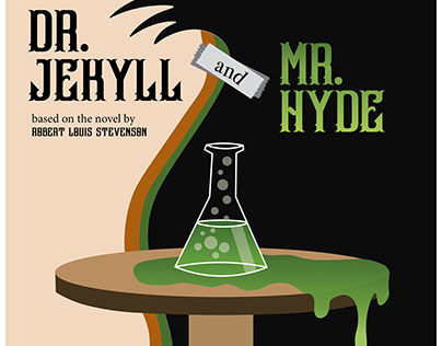 Dr. Jekyll and Mr. Hyde Typography Poster