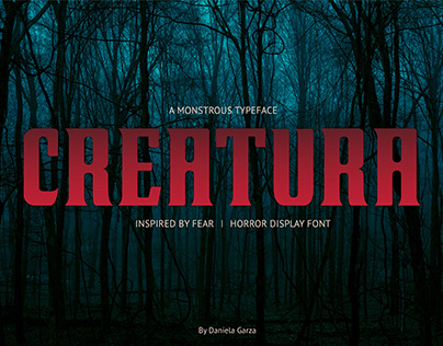 CREATURA | Horror Typeface