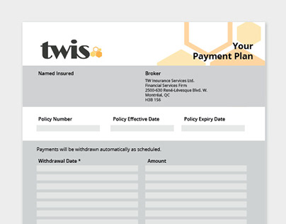 TWIS Insurance - Document Rebrand