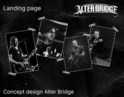 Landing page 'Alter Bridge'