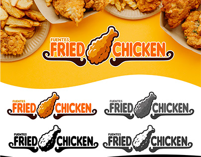 Logotipo para Fried Chicken + Menú