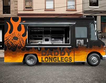 Daddy Longlegs Food Truck Wrap