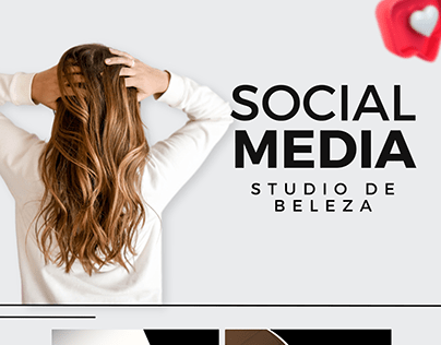 Social Media para Studio de beleza
