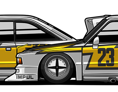 Tooned Style 84 Nissan S12 Super Silhouette