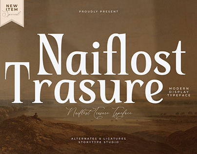 Naiflost Trasure Typeface