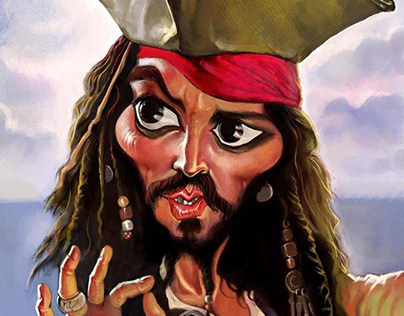 Jack Sparrow caricature