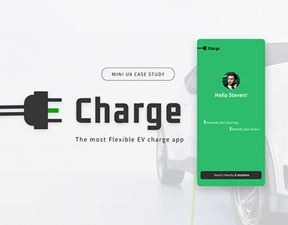 Project thumbnail - EV Charge App - UI Design (A mini Case study)