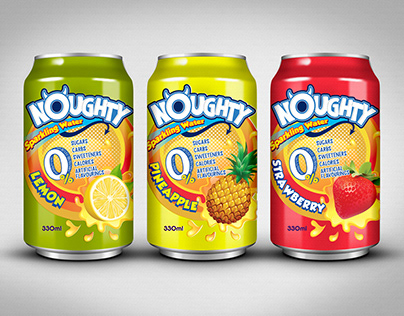 N0ughty Soda Can design