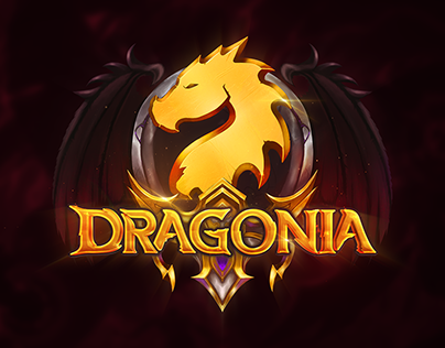 Fantasy Game Logo - Dragonia