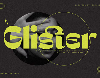 Free Glister | Display Font