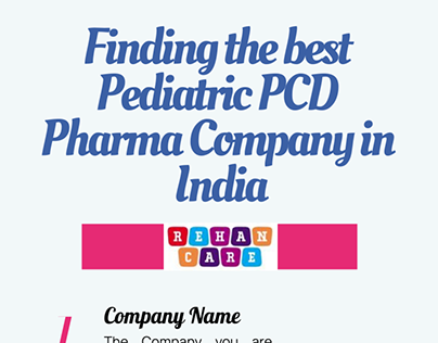 Finding The Best Pediatric PCD Pharma Company In India