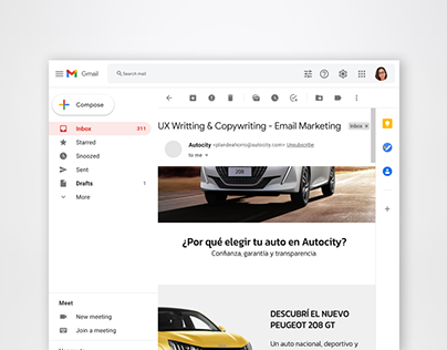 UX Writting y copywriting para emails comerciales