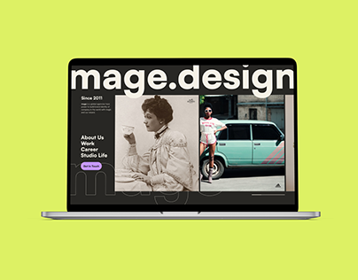 mage.design - Agency Landing Page