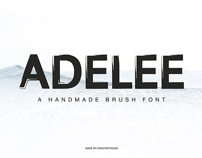 Adelee Brush Font