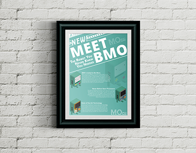 BMO - 3D Vector - Poster