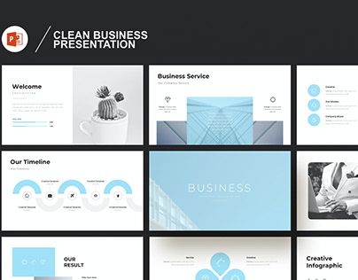 Clean Business Presentation Template