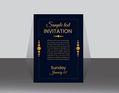 Stylish Invitation Card Design